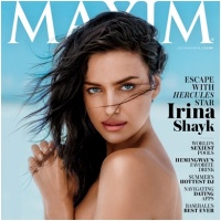 Ирина Шейк позира топлес за MAXIM